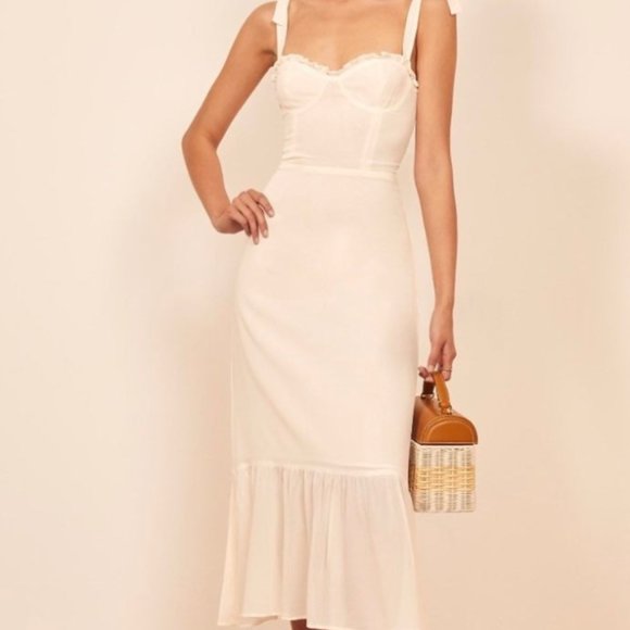 Reformation white nikita dress